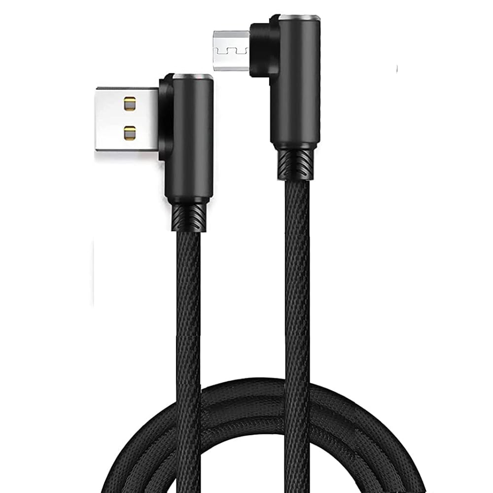 Amazon.co.jp: Micro USB ケーブル 横向き L字型 SKZIRI 1.5m